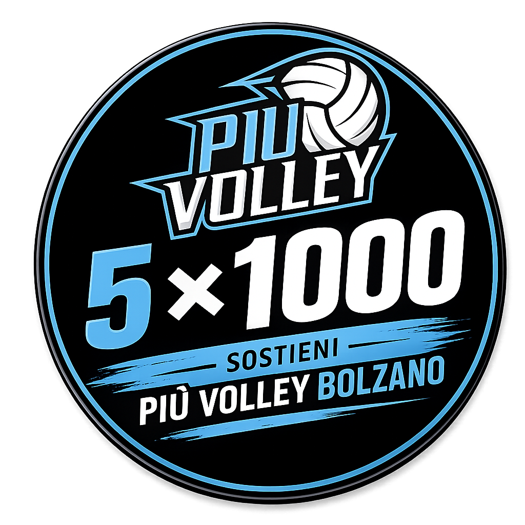 Destina il tuo 5×1000 a Più Volley Bolzano