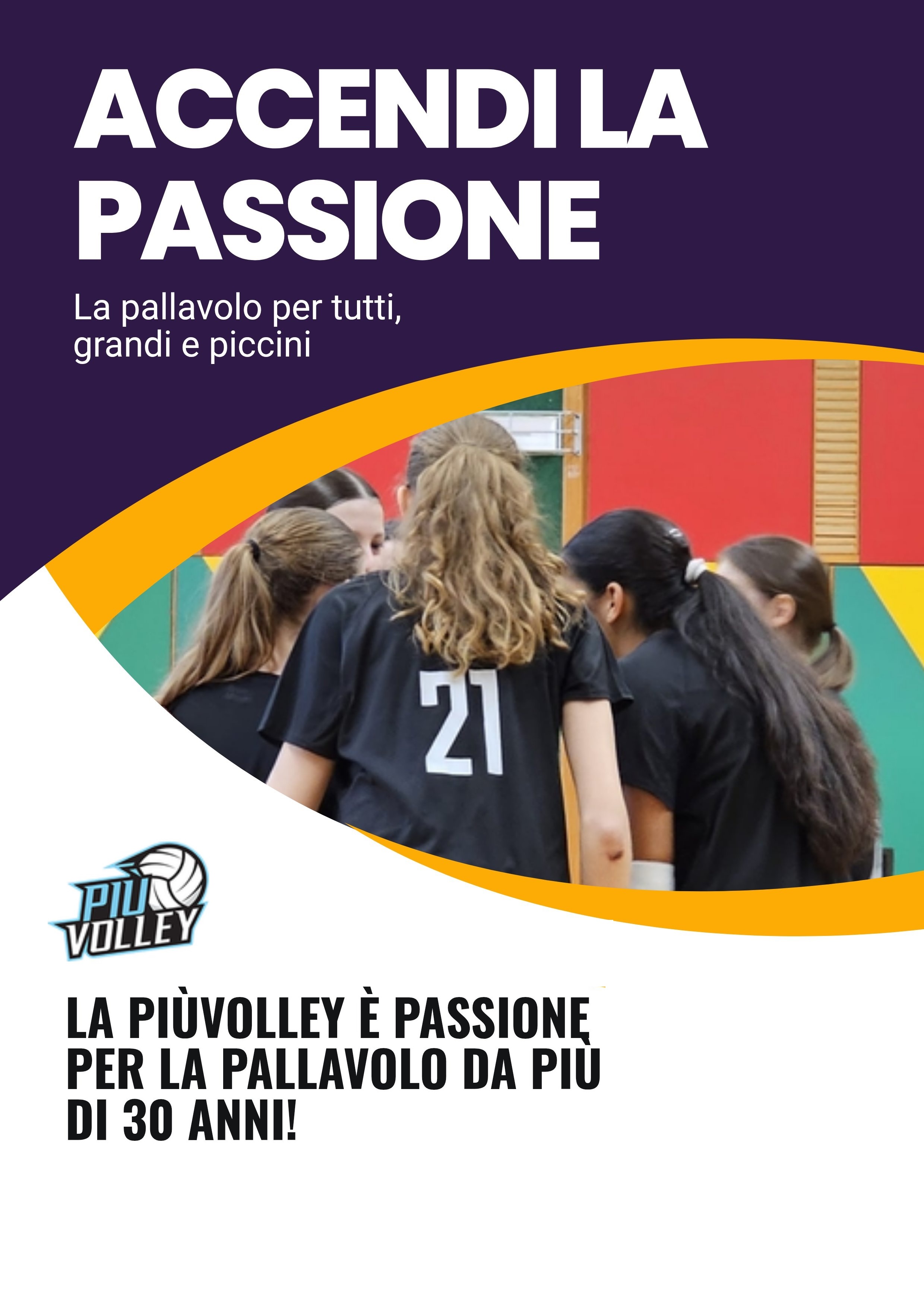 Volantino Volley Adventure di Più Volley Bolzano